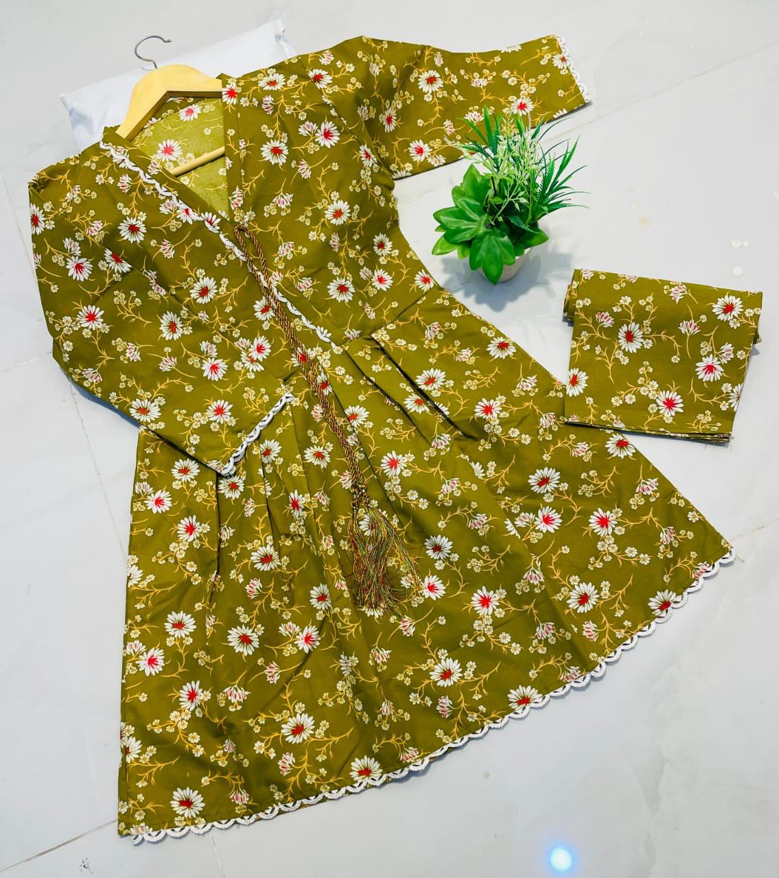 Angrakha Frock 2pc