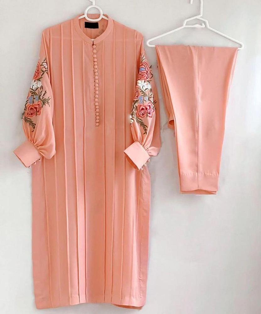 Embroidered 2 pc Dress