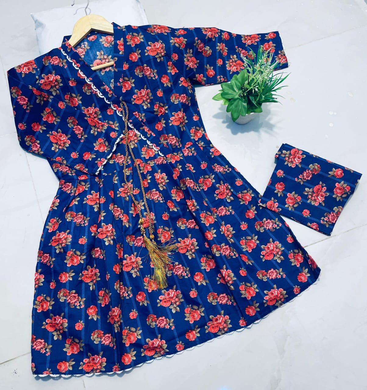 Angrakha Frock 2pc