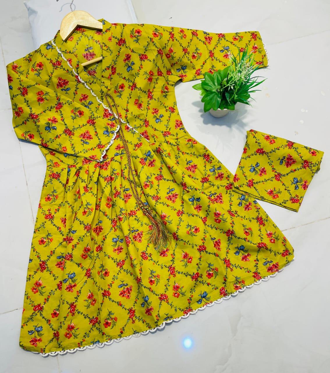 Angrakha Frock 2pc