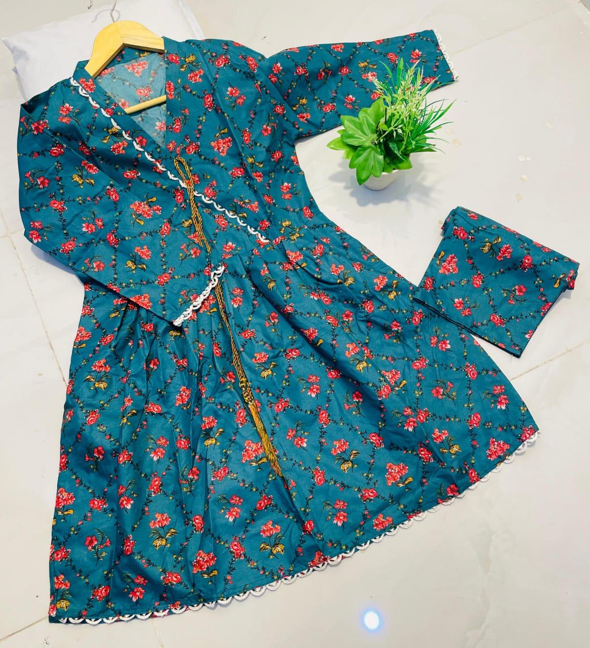 Angrakha Frock 2pc